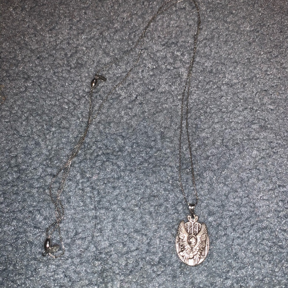 Alex and Ani Guardian of Love necklace silver